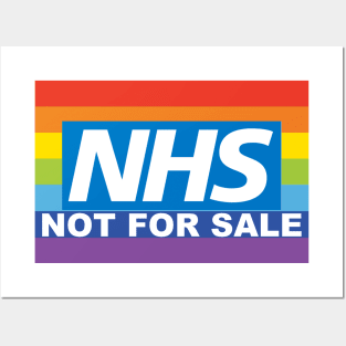 NHS not for sale Posters and Art